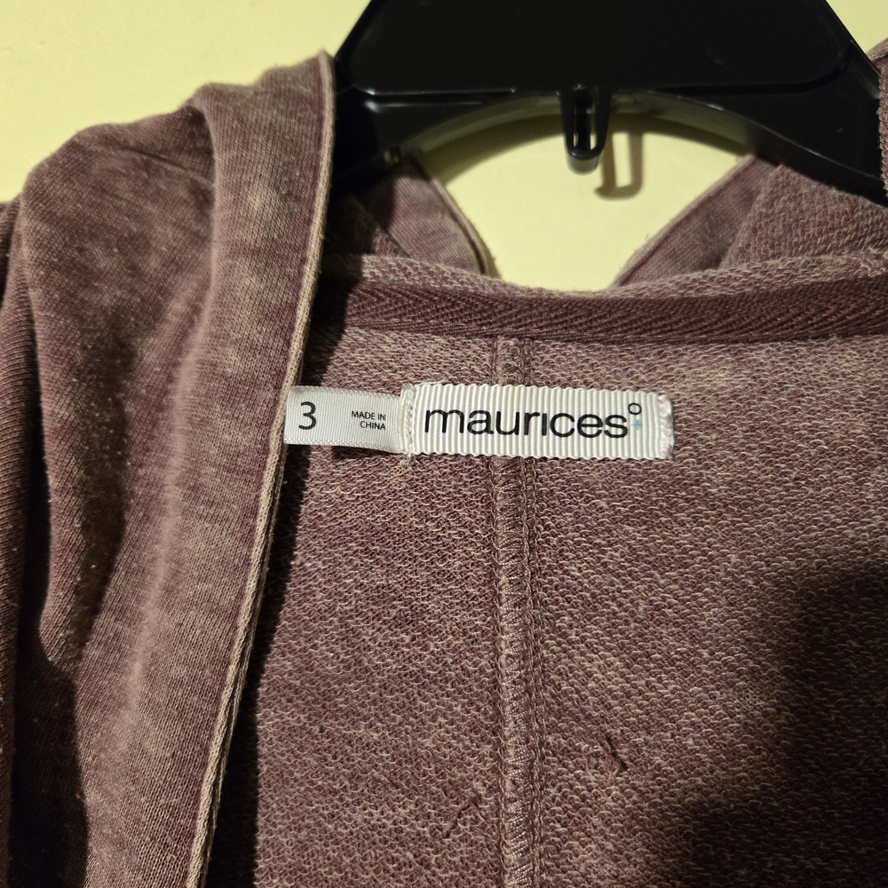 Maurices Purple Women's Robe - Picture 2 of 5